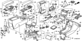 Diagram for Honda Ashtray - 88320-SV1-A00ZB