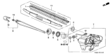 Diagram for Honda Odyssey Wiper Arm - 76720-SHJ-A01