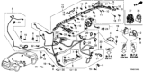 Diagram for Honda Air Bag Sensor - 77970-STX-A01