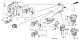 Diagram for Honda Ignition Switch - 35881-S2A-911