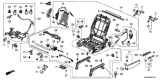 Diagram for Honda Seat Motor - 81612-SZA-A21
