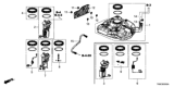 Diagram for Honda Fuel Pump - 17045-TR0-A50