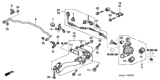 Diagram for Honda Sway Bar Kit - 52300-S9A-801