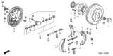 Diagram for Honda Wheel Cylinder - 01433-SR3-000