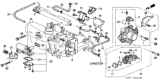 Diagram for Honda Throttle Body Gasket - 16176-P30-004