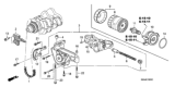 Diagram for Honda Oil Cooler - 15500-PCX-004