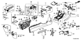 Diagram for Honda Civic Armrest - 83416-TGG-A10ZB