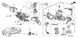 Diagram for Honda Ignition Lock Cylinder - 06351-TE0-A11