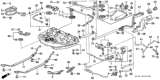 Diagram for Honda Fuel Tank Strap - 17521-S01-000