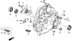 Diagram for Honda CRX Bellhousing - 21000-PE6-040