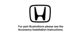 Diagram for Honda Fit Air Deflector - 90682-SB0-003