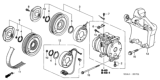 Diagram for Honda Drive Belt & V Belt - 38920-RCA-A01