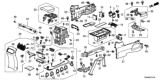 Diagram for Honda CR-V Armrest - 83461-T0A-H01ZB