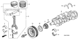 Diagram for Honda Crankshaft Gear - 13620-PCX-004