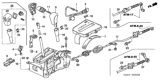 Diagram for Honda Automatic Transmission Shift Levers - 54200-SDA-A82