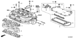 Diagram for Honda Intake Manifold - 17160-RN0-A00