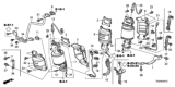 Diagram for Honda Odyssey Oxygen Sensor - 36531-R70-A02