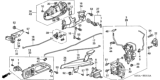 Diagram for Honda Rear Door Striker - 72135-S3Y-003