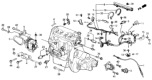 Diagram for Honda Coolant Temperature Sensor - 37870-PJ7-003