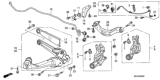 Diagram for Honda Trailing Arm - 52370-SNA-A06