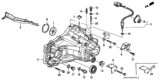 Diagram for Honda CRX Transfer Case Seal - 91206-PL3-A01