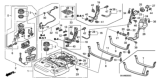 Diagram for Honda Fuel Filler Neck - 17660-SHJ-A01