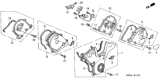 Diagram for Honda Timing Cover Gasket - 11814-P8A-A00