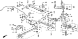 Diagram for Honda Prelude Sway Bar Link - 52320-SS0-003