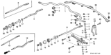 Diagram for Honda Suspension Strut Rod - 74180-SV7-A00
