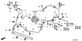Diagram for Honda Power Steering Hose - 53732-TA0-A01