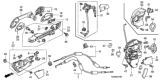 Diagram for Honda Door Latch Assembly - 72150-TA0-A12