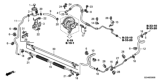 Diagram for Honda Power Steering Cooler - 53765-SZA-A51