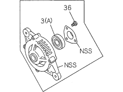 Honda Alternator Case Kit - 8-97079-742-0