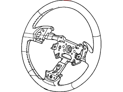 Honda 78501-SDN-A81ZA Wheel, Steering (Graphite Black)
