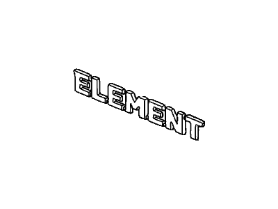 Honda Element Emblem - 75722-SCV-A10