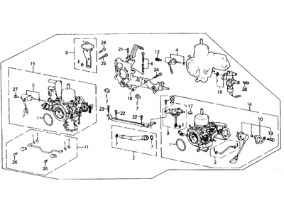 Honda Carburetor - 16100-PK1-692