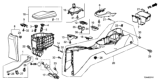Diagram for Honda Fit Armrest - 83450-T5R-A31ZA