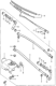 Diagram for Honda Accord Wiper Arm - 38460-672-614
