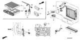 Diagram for Honda Accord Cabin Air Filter - 80292-SDA-407