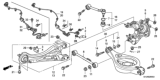 Diagram for Honda Odyssey Control Arm - 52390-SHJ-A01