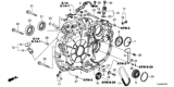 Diagram for Honda CR-V Bellhousing - 21110-5X9-J00