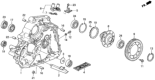 Diagram for Honda Del Sol Automatic Transmission Filter - 25420-P24-J01