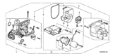 Diagram for Honda Ignition Control Module - 06300-P2E-305