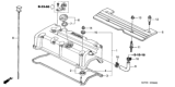 Diagram for Honda Element Valve Cover Gasket - 12030-RAA-A01