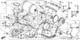 Diagram for Honda Fuel Pump Wiring Harness - 32170-SNF-A00