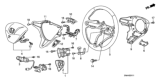 Diagram for Honda Steering Wheel - 78501-SVA-A42ZA
