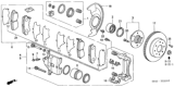 Diagram for Honda Accord Brake Disc - 45251-S84-A01