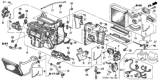 Diagram for Honda Blower Motor Resistor - 79330-SDR-A01