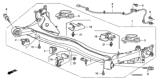 Diagram for Honda Axle Beam - 42100-TK6-020