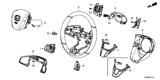 Diagram for Honda Civic Steering Wheel - 78501-TGH-C90ZA